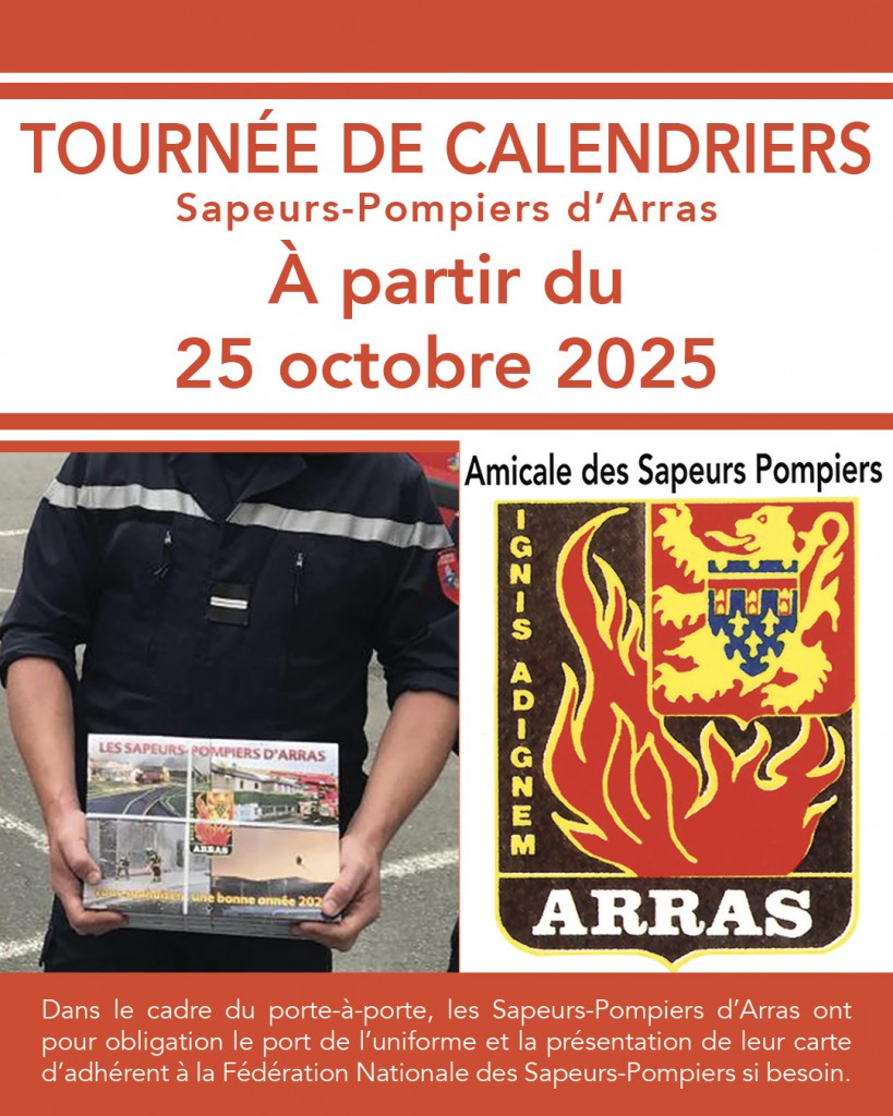 Pompier calendrier 2
